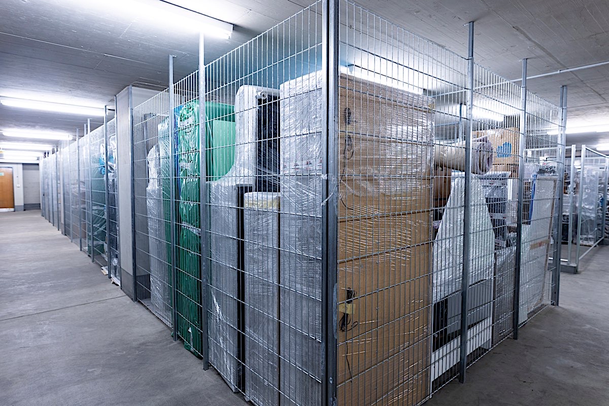 Best Movers secure storage facility in Switzerland